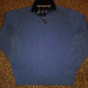 Boy's Blue 1/4" Sweater